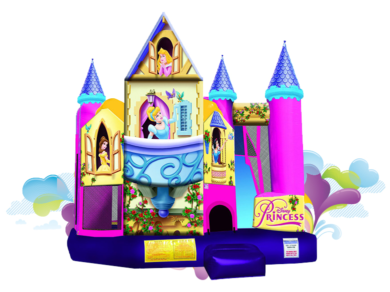 Disney Princess 3D Jump Castle